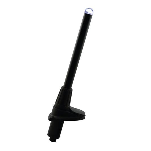 MICRO LED Pole Light, Plug in 25cm, White Light, Black