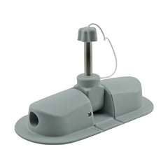 Rowlock Socket with Metal Pin, Grey - Steveston Marine and Hardware