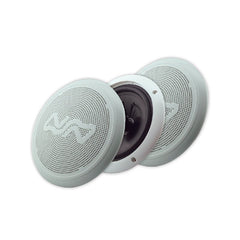 Two - way Speakers, 100W, 6 1/2'', Non - magnetic,w/Clip - on Cover, White, Set - Steveston Marine and Hardware
