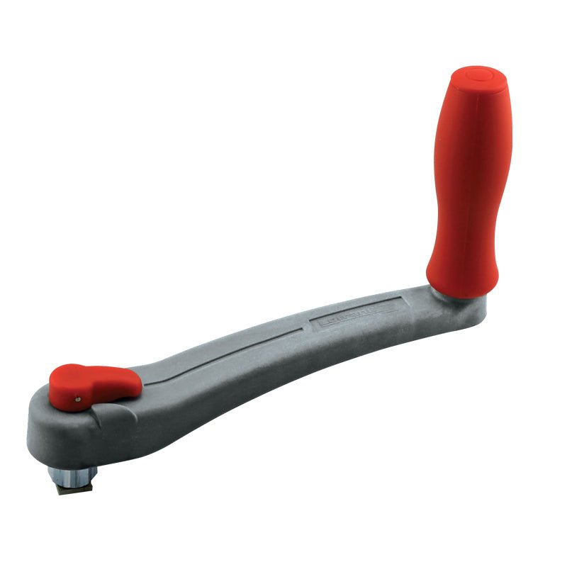 Lofrans' Winch Handle, Glass Reinforced PA, with lock, 8'' (20 cm), Grey - Steveston Marine and Hardware
