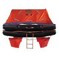 LALIZAS Liferaft SOLAS OCEANO, Throw - overboard Type,12 prs, flat pack (A) - Steveston Marine and Hardware