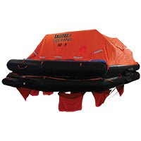 LALIZAS Liferaft SOLAS OCEANO,Throw - overboard Type,30 prs,canister (A) - Steveston Marine and Hardware