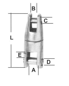 Anchor Chain Connection, Inox 316, for Chain 3/8 & 1/2 '' (10 & 12mm) - Steveston Marine and Hardware