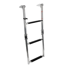 Foldable Ladder for Platform, 1+2 Steps, Inox 316, L29 1/8 '' x W10 7/8 '' (L740mm x W276mm) - Steveston Marine and Hardware