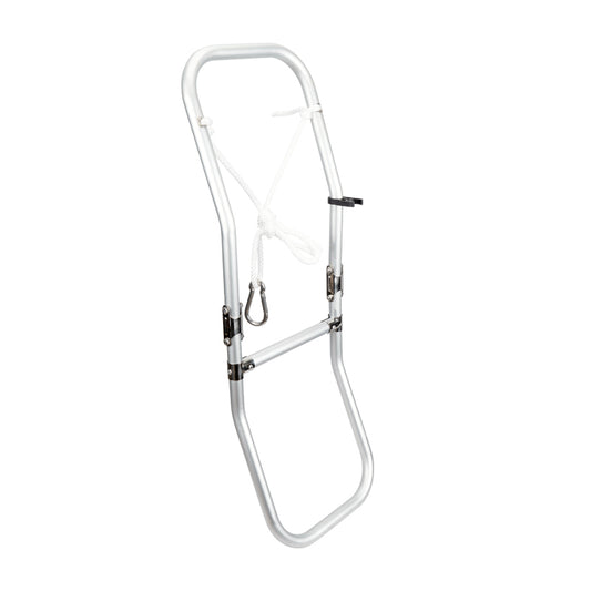 Foldable Ladder for Inflatable Boats, 2 Steps, Aluminium, L35 1/4 '' x W10 7/16 '' (L894mm x W265mm)