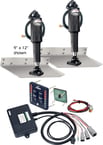 lenco - trim - tab - kit - 9x12 - w - 124 - switch - Steveston Marine and Hardware