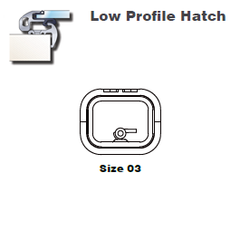 Lewmar Hatch Lo-Profile Size 03