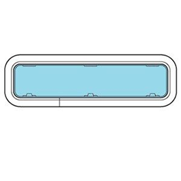 Lewmar Portlight New Sz4 Open Smoke/White