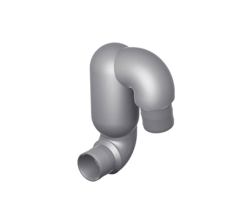 Vetus Plastic Gooseneck 3 Inlet3 Out