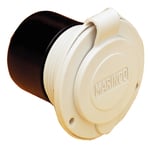 Marinco 15A On-Board Charger Inlet-Wht-150BBIW