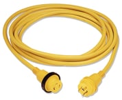 Marinco 30 Amp Shore Power Cord Yellow 25ft Cable - 199117