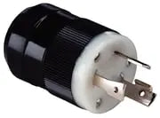 marinco bass plug - 30am/125v locking-305bp