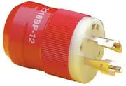 marinco charger plug(male) 12v red-2018bp12