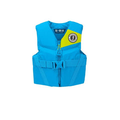 Mustang Rev youth Foam Vest Azure Blue MV3570 - Steveston Marine and Hardware