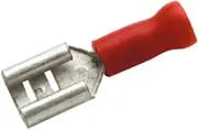 pacer electronics red 1/4 tab fem term 22-1 c