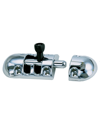 Perko Barrel Bolt Chrome 3 3 8 - Steveston Marine and Hardware