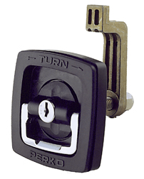 Perko Latch Flush Locking Black - Steveston Marine and Hardware