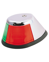Perko Light Bicolour 12V Red/Green Chrome