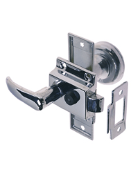 Perko Lockset Chrome Zinc Flush Strike - Steveston Marine and Hardware