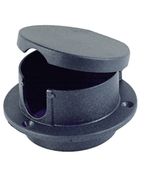 Perko Pipe Deck Rope /Chain Black - Steveston Marine and Hardware