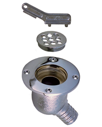 Perko Scupper Chrome 1 1/2" Hose