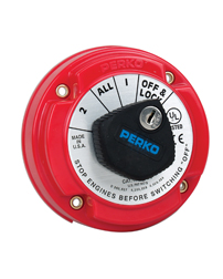 Perko Switch Battery 4 Pos./Altdisc/Lock