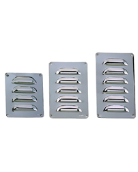 Perko Vent Louvered Chrome 4-3/8X4