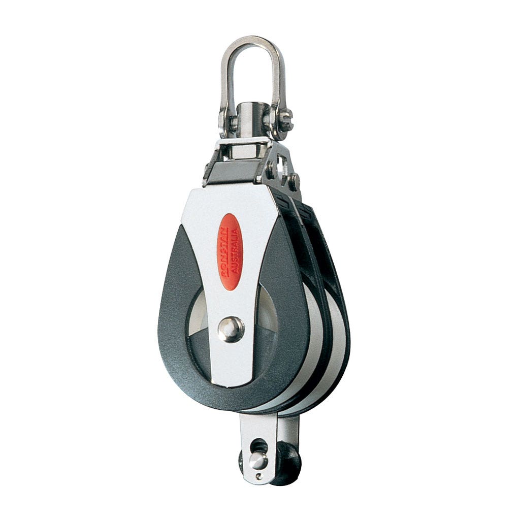Block,Double &Beckt.3/8". Series 40 Ap.Swivel Head