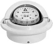 Ritchie Voyager Compass Flush Mt Wht - Steveston Marine and Hardware