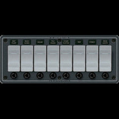 Blue Sea Systems Contura Water Resistant 12V DC Panel - 8 Position - 8261