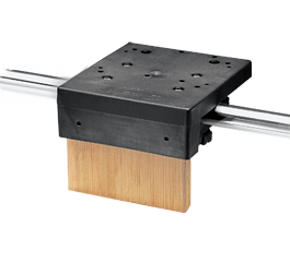 Scotty Rail Mount Blk. For All Downriggers