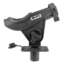 Scotty Rod Holder Baitcast Black W/Flush