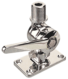 Seadog Antenna Base Adj. Chrome Zinc - Steveston Marine and Hardware