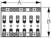 Seadog Bakelite Fuse Terminal Block