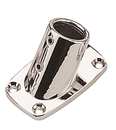 seadog base rect. 60deg 7/8" chrome