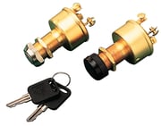 SEADOG Brass 3-Position Key Switch