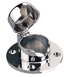 Seadog Deck Pipe Hinged Chr - Steveston Marine and Hardware