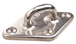 Seadog Eye Plate Diam Stainless Steel 31/8