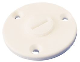 Seadog Garboard Drain Plug White - Steveston Marine and Hardware