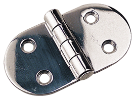 Seadog Hinge Stainless Steel Round 11/2 X 2 3/4 (Pr)