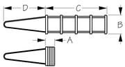 Seadog Oarlock Sockets Chromed Zinc