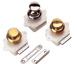 Seadog Latch Rim Pushbutton Plt/Brs