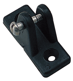 Seadog Nylon Angled Deck Hinge Black 2/Pk - Steveston Marine and Hardware