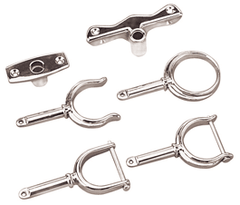 Seadog Oarlock W/Pin 1 - 5/8" Chrome Zinc - Steveston Marine and Hardware