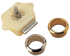 Seadog Ring Rosette Chr Plated Brass - Steveston Marine and Hardware