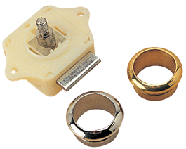 Seadog Ring Rosette Chr Plated Brass