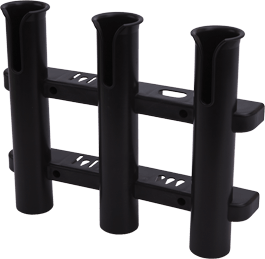 Seadog Rod Holder Rack 3 Pole Black - Steveston Marine and Hardware