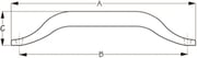 Seadog Surface Mount Handrail 24