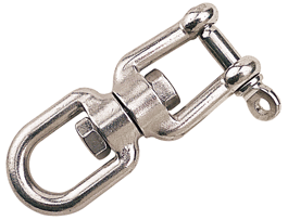 Seadog Swivel Stainless Steel Jaw+Eye 1/4
