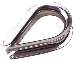 Seadog Thimble S/S Light 1/4" Bulk